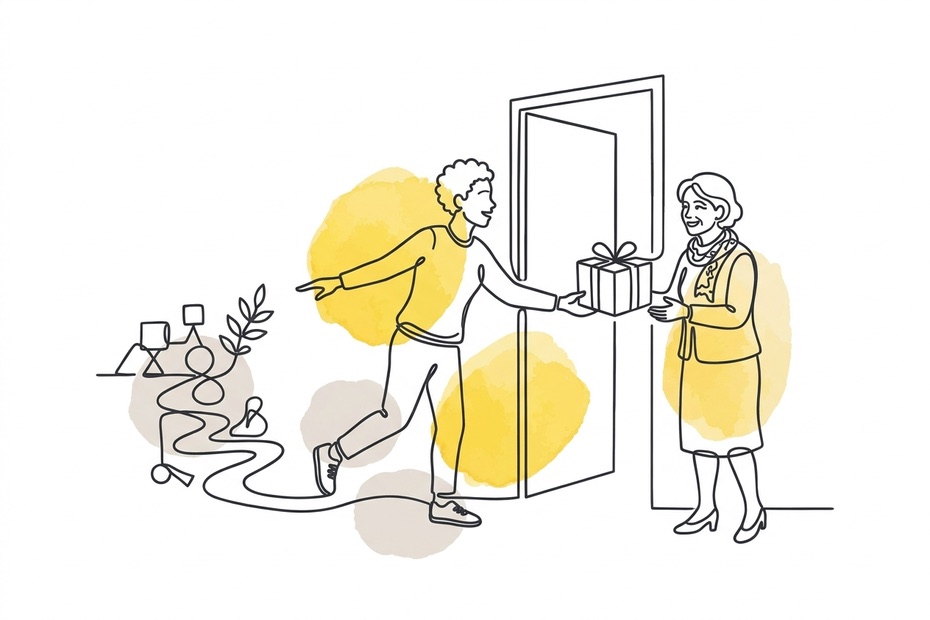 Illustration for Bottom Line Up Front