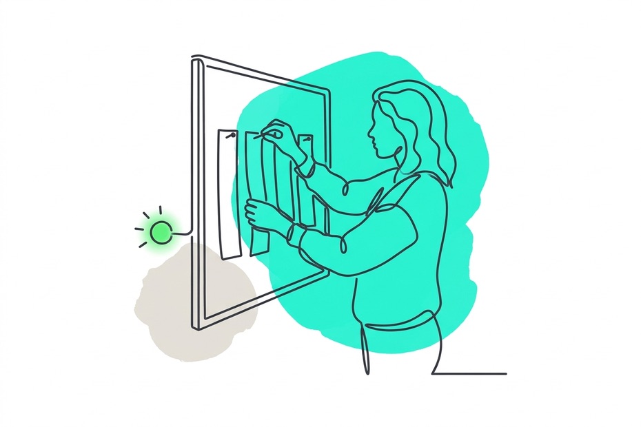 Illustration for Four-Line Status