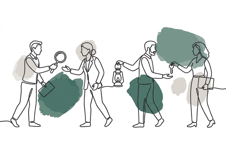 Illustration for Finding, Meaning, Action