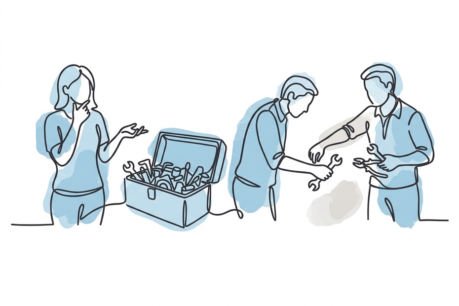 Illustration for Question-First Dashboard