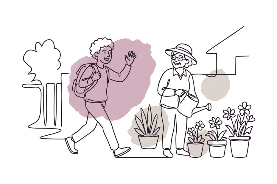 Illustration for Everyday Hellos