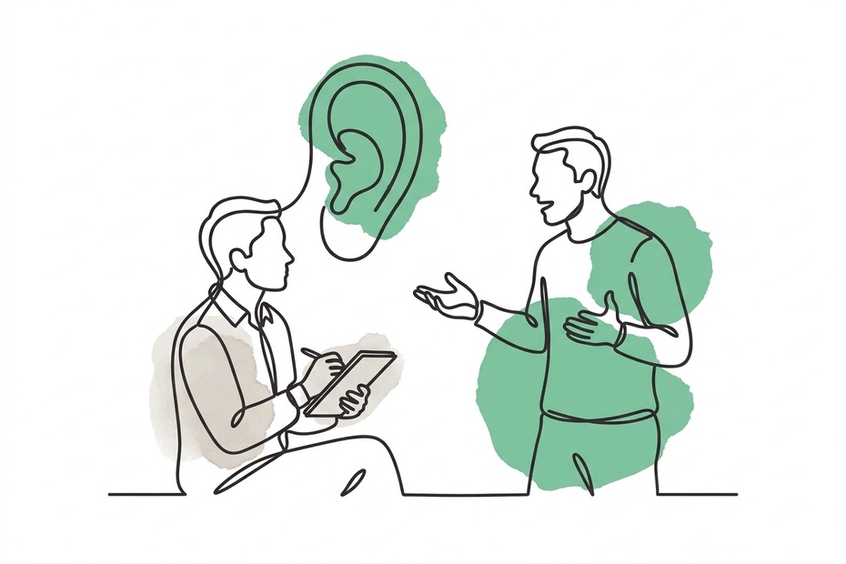 Illustration for Player Interview